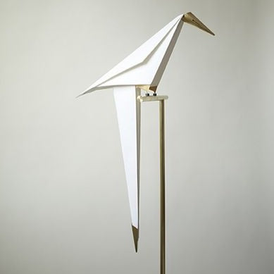 Origami Zelta Stāvlampa