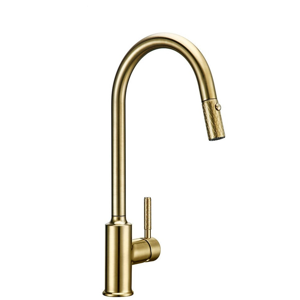 Matēts Zelta Virtuves Jaucējkrāns