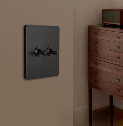 Stainless Steel Retro Design Light Switch And Sockets